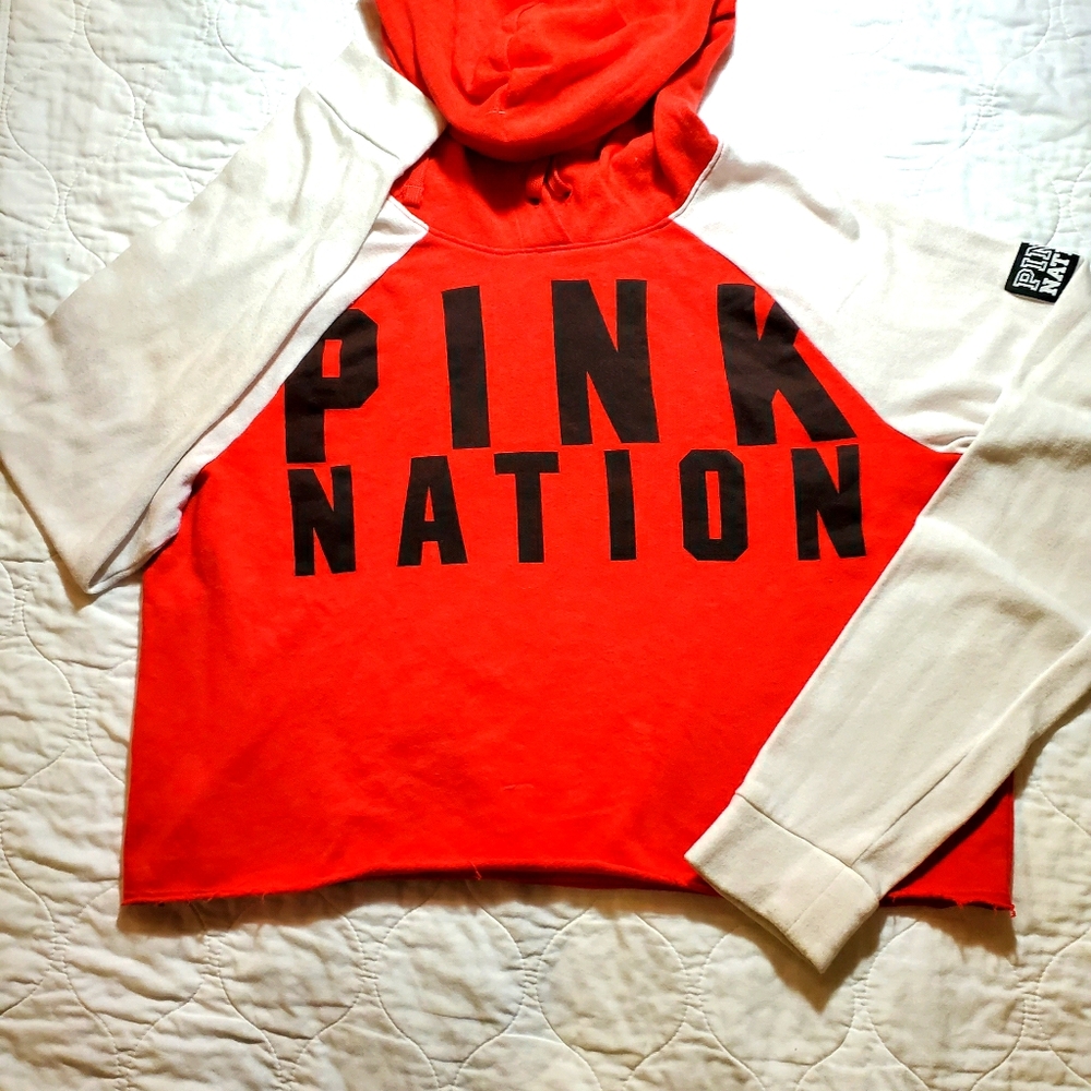 VS PINK Cropped Hoodie